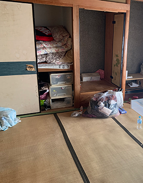 空き家の片付け前