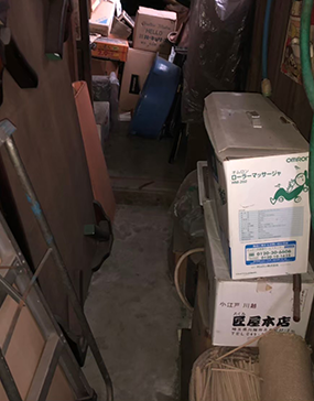 遺品整理前