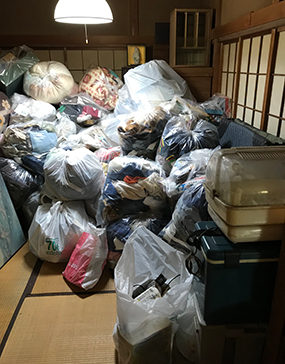 遺品整理前