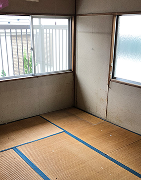 ごみ屋敷の片付け後